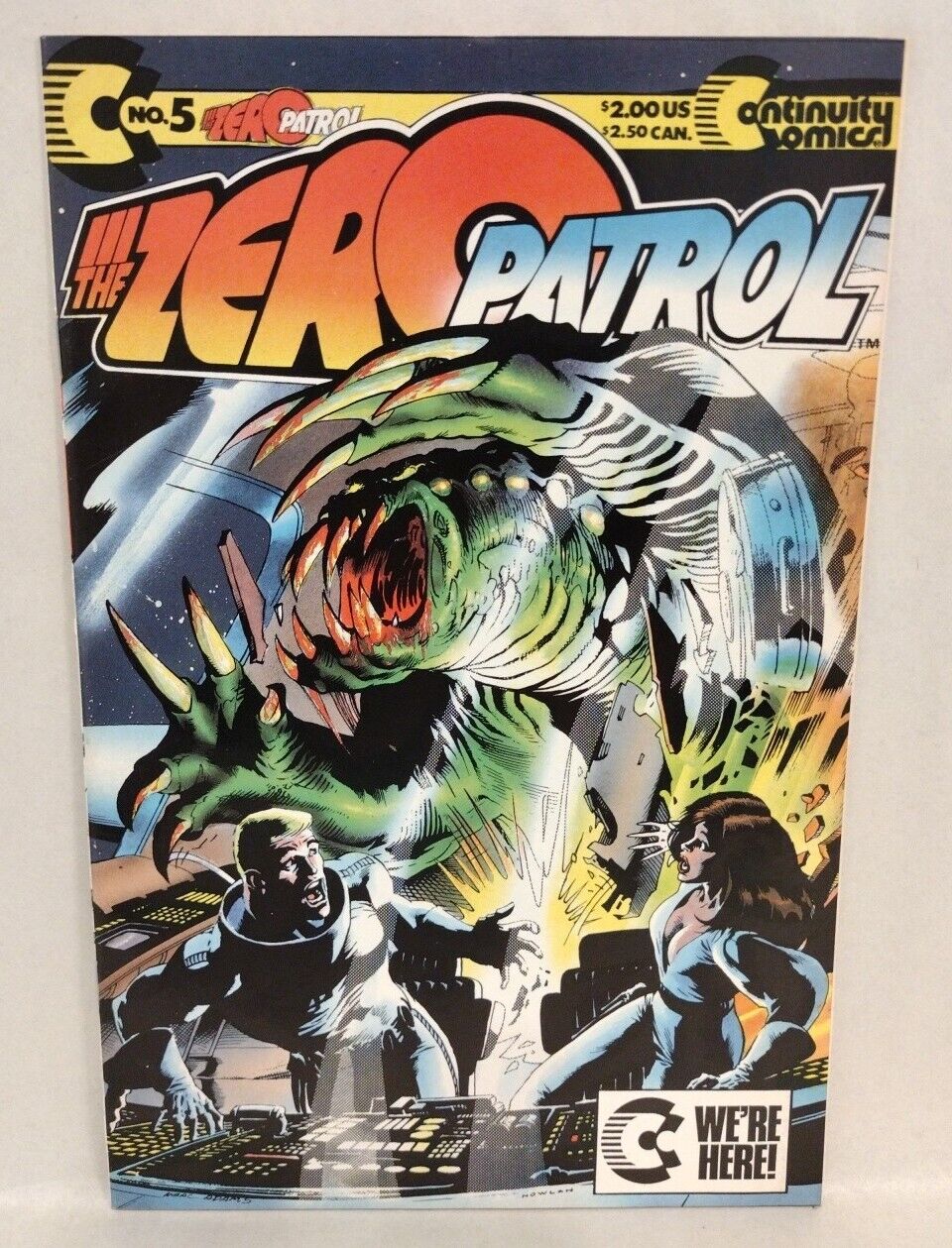 Zero Patrol (1989) Continuity Comic Set #4 5 Last Issues Esteban Marato Adams