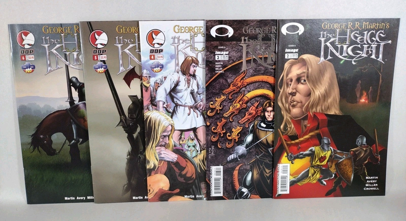 Hedge Knight George RR Martin (2003) Image DDP Comic Set #2 3 4 5 6 VF-NM