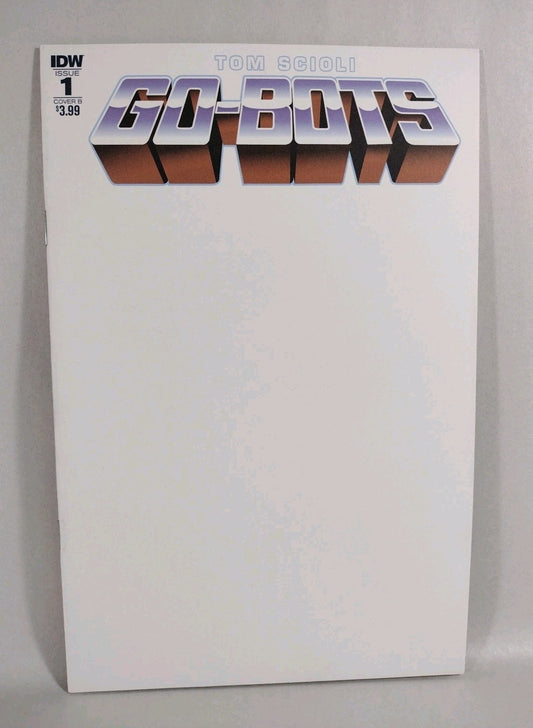 Go-Bots #1 (2018) IDW Blank Sketch Variant Cover Comic New NM