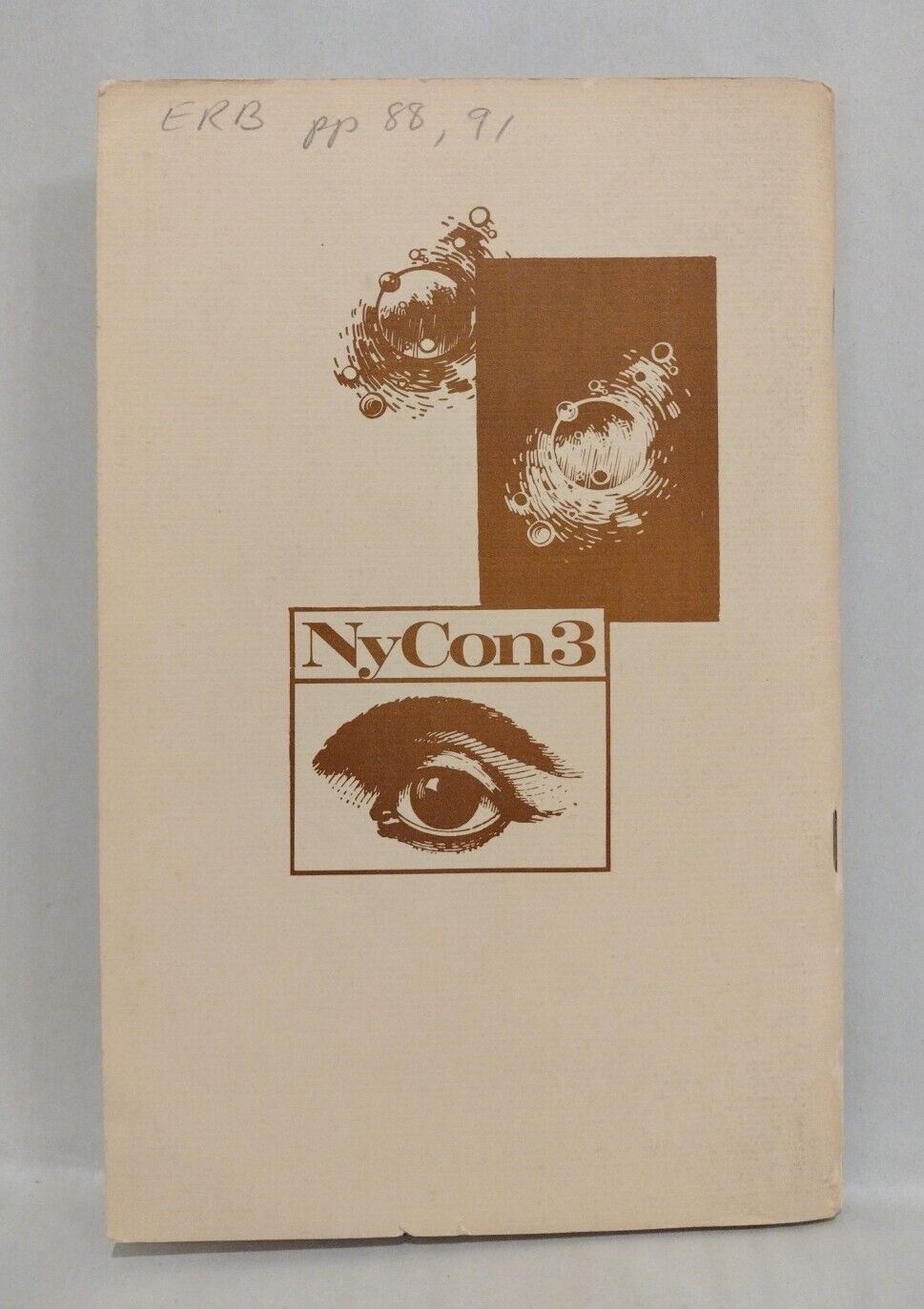 NYCON 3 (1967) Science Fiction Convention Program Lester Del Rey Illustrated 