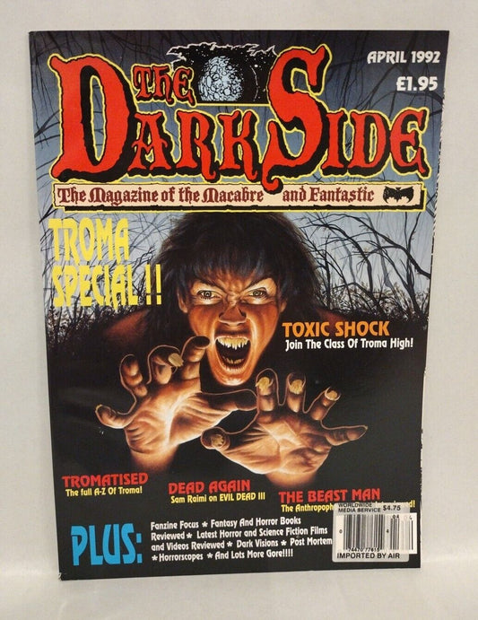 The Dark Side Magazine #19 (1992) Troma Issue Naked Lunch Evil Dead III Horror