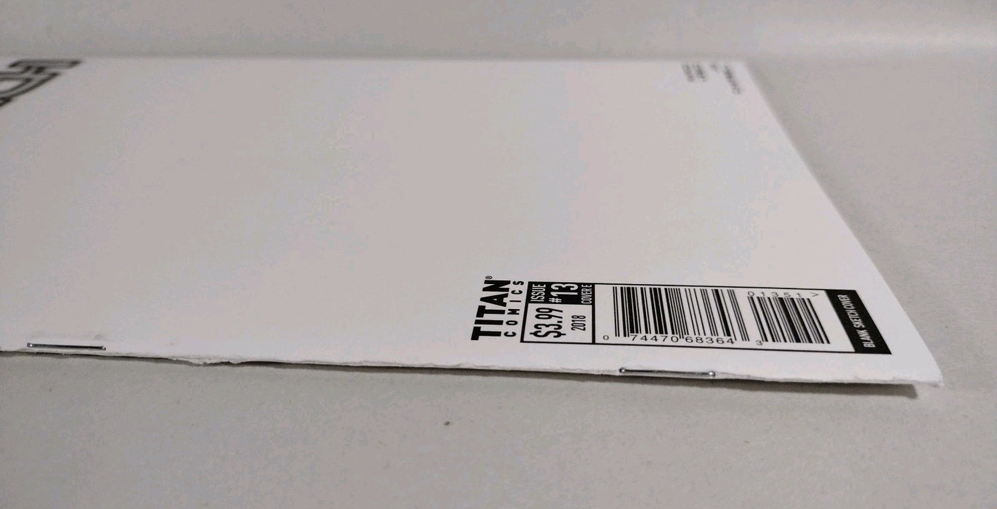 Robotech #13 (2018) Titan Comic Blank Sketch Variant Cover VF-NM