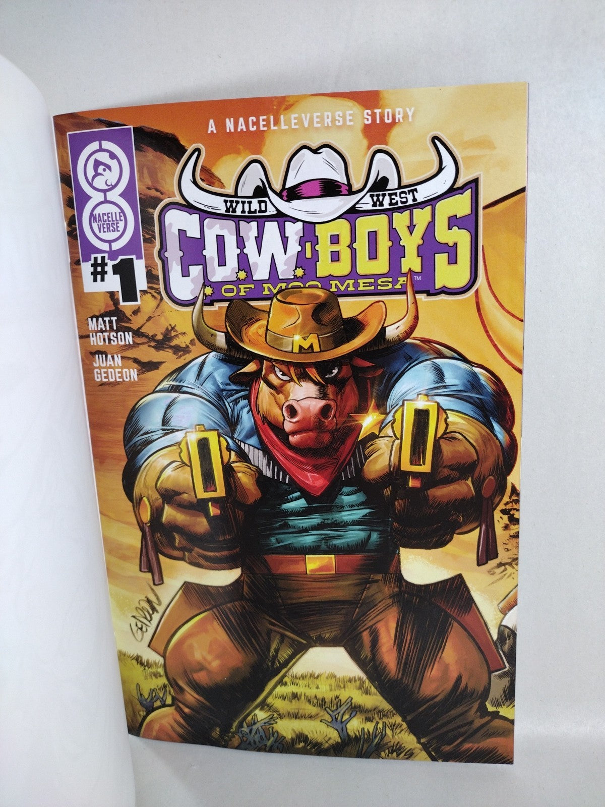 Cowboys Of Moo Mesa #1 (2025) Nacelle Comic Sketch Cover W Original DCastr Art
