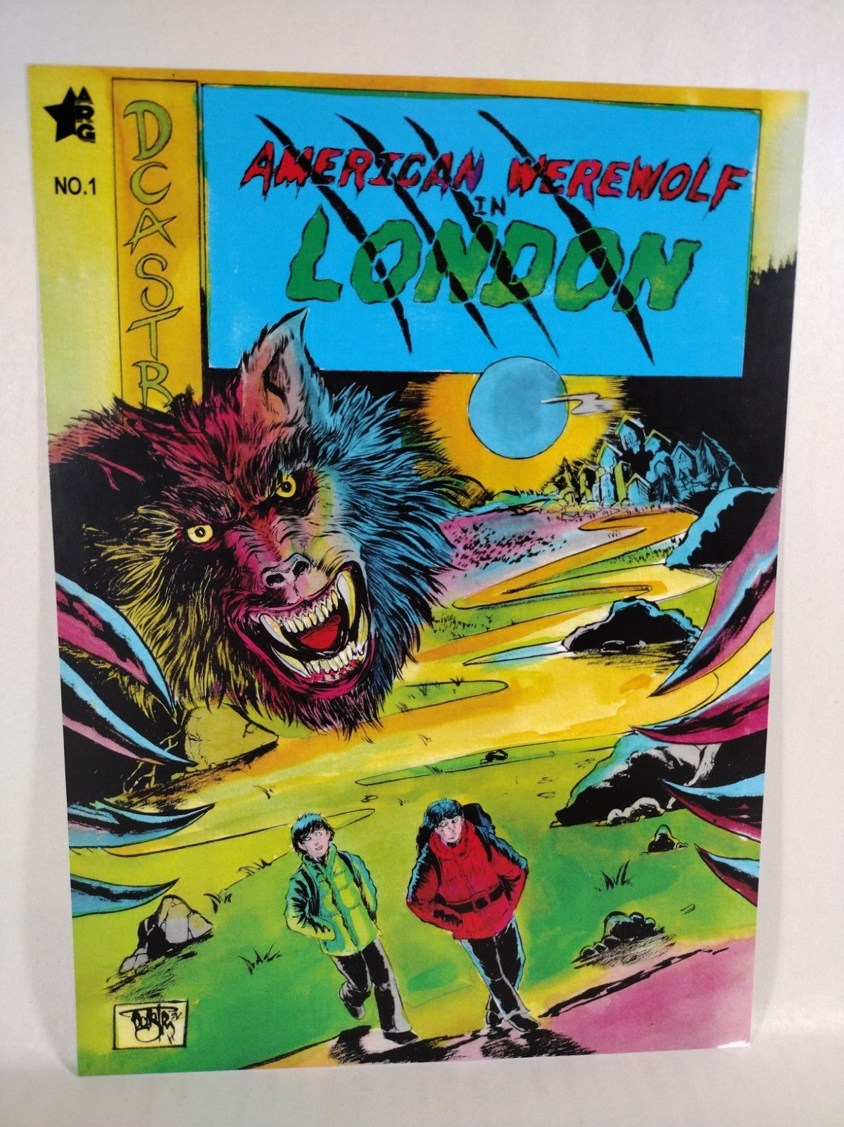 My Werewolf Portfolio Dave Castr Signed #d Art Print Set American Retro Graphics