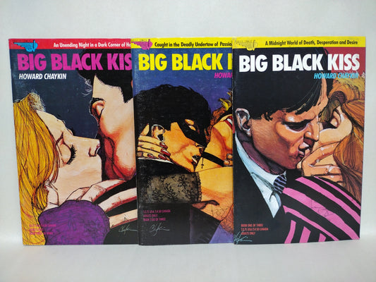 Big Black Kiss (1989) Vortex Comics Complete Collected Edition Howard Chaykin Signed