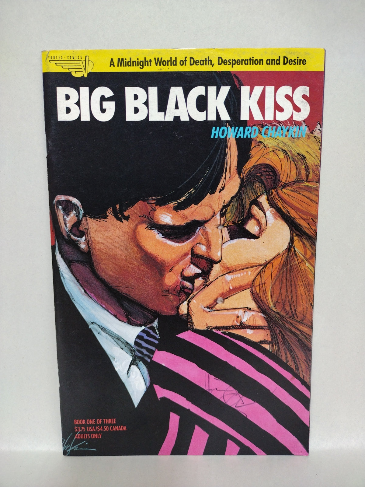 Big Black Kiss (1989) Vortex Comics Complete Collected Edition Howard Chaykin Signed