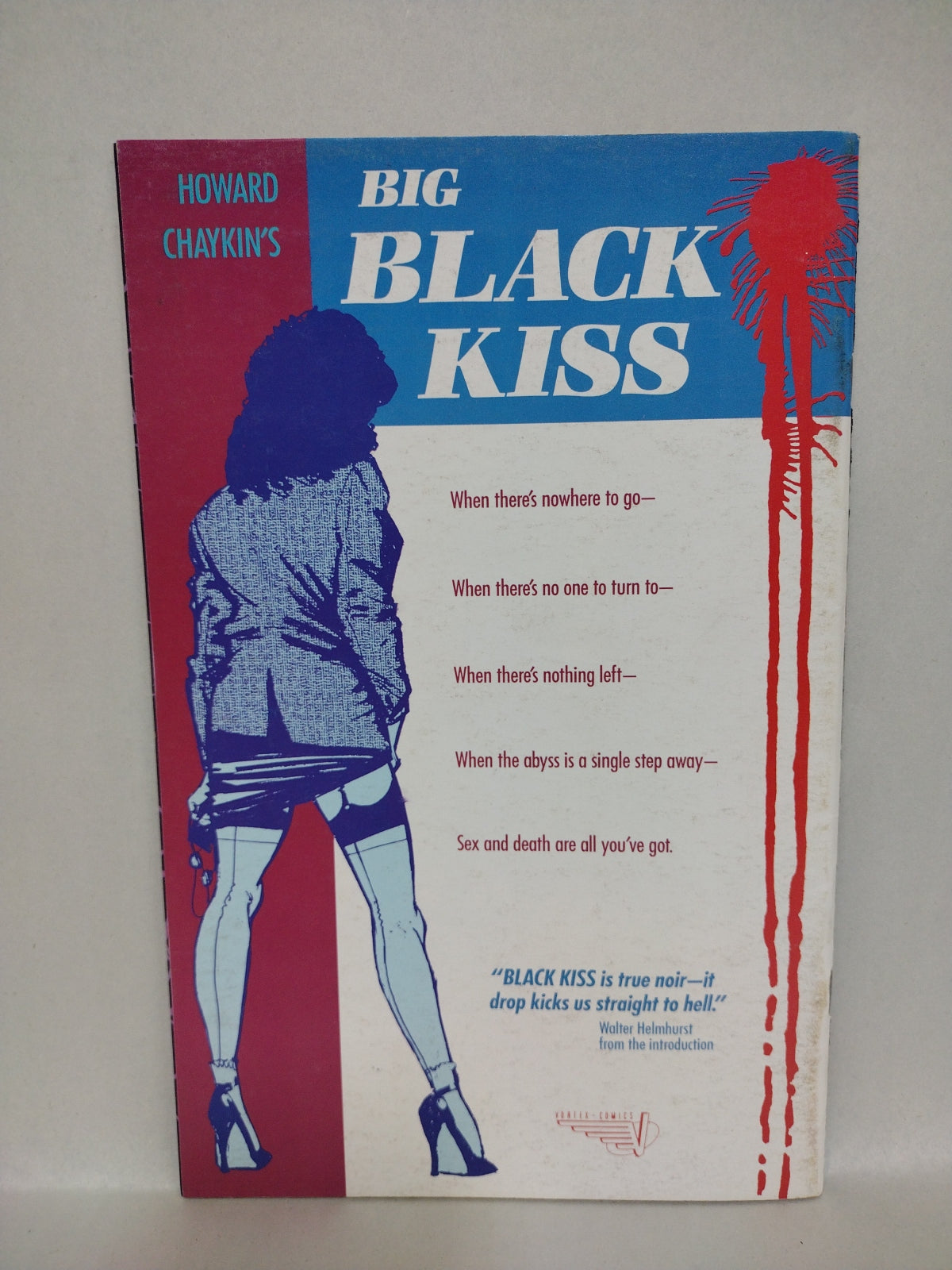 Big Black Kiss (1989) Vortex Comics Complete Collected Edition Howard Chaykin Signed