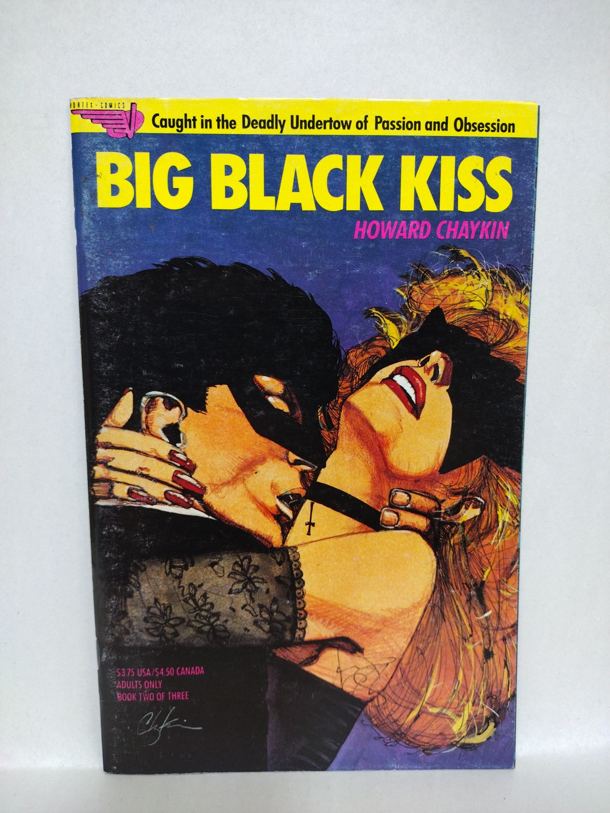 Big Black Kiss (1989) Vortex Comics Complete Collected Edition Howard Chaykin Signed