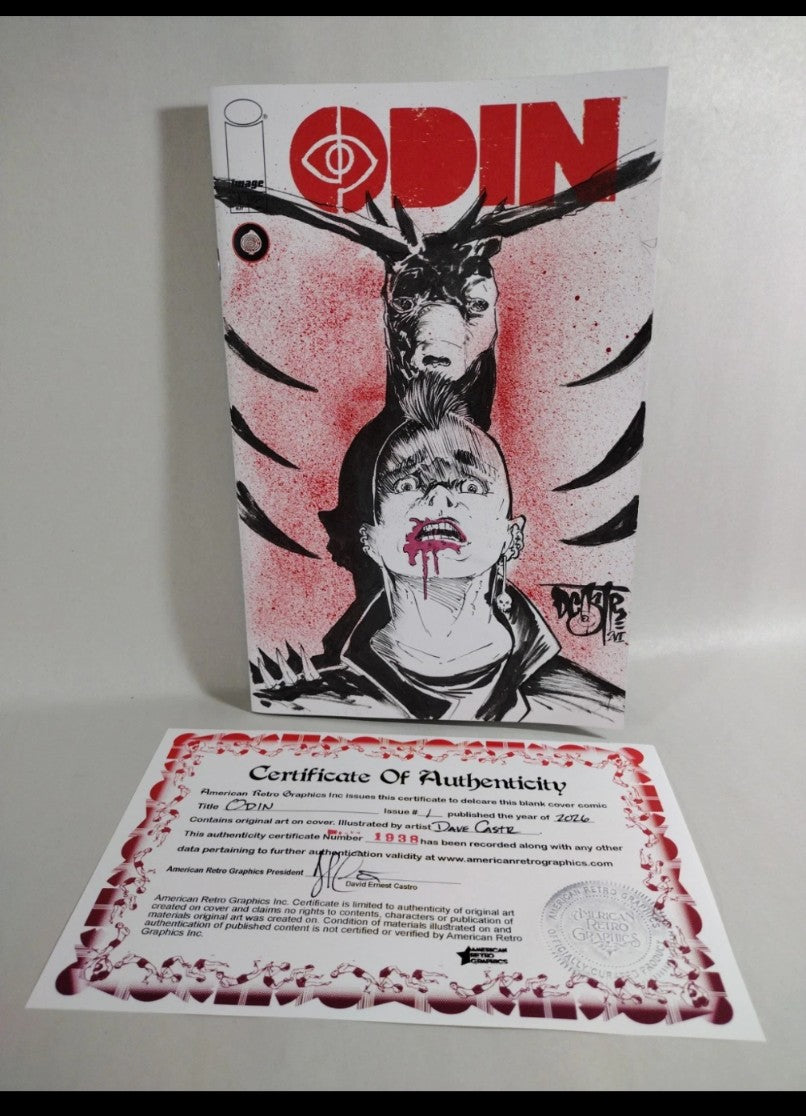 Odin #1 (2026) Image Comic Sketch Variant Cover W Original Dave Castr Art