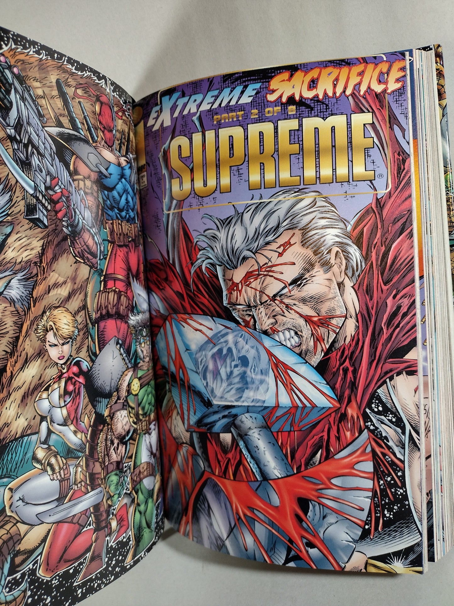 Chapel and the Extreme Sacrifice (1994) Complete ARG Custom Bound Comic Collection HC