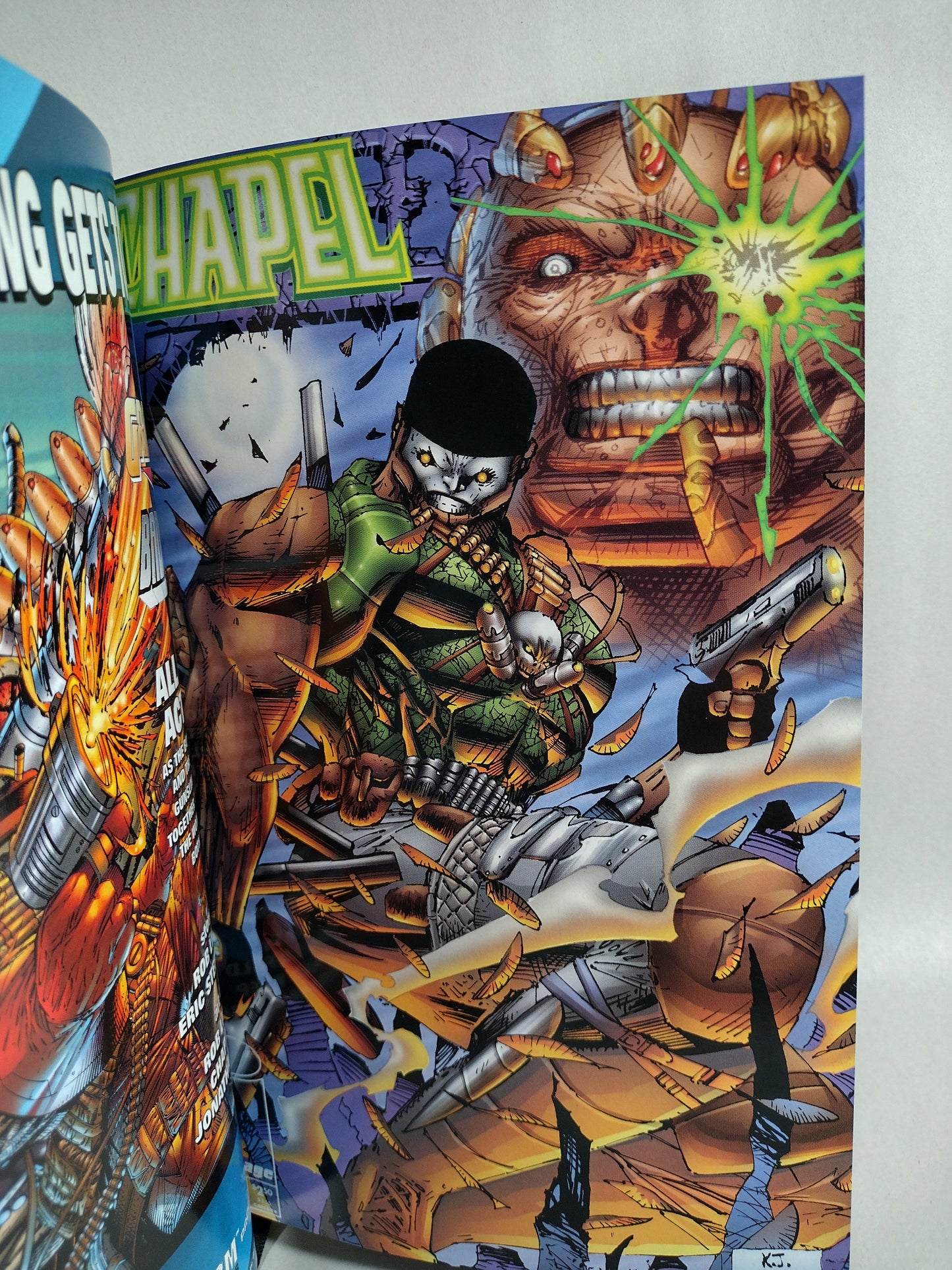 Chapel and the Extreme Sacrifice (1994) Complete ARG Custom Bound Comic Collection HC