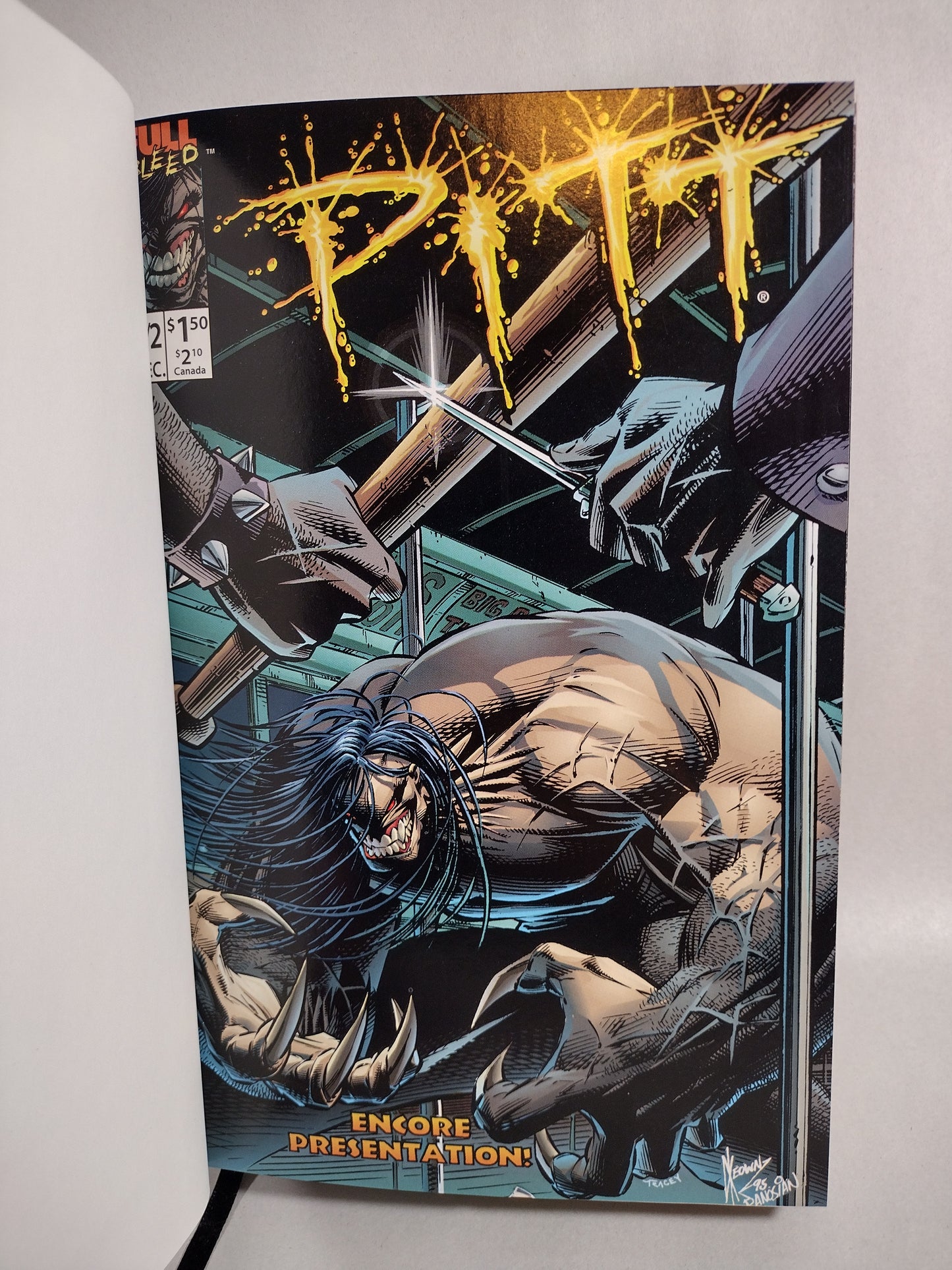 Dale Keown's Pitt (1993) Complete Full Bleed Image Comic collection Custom Bound ARG HC