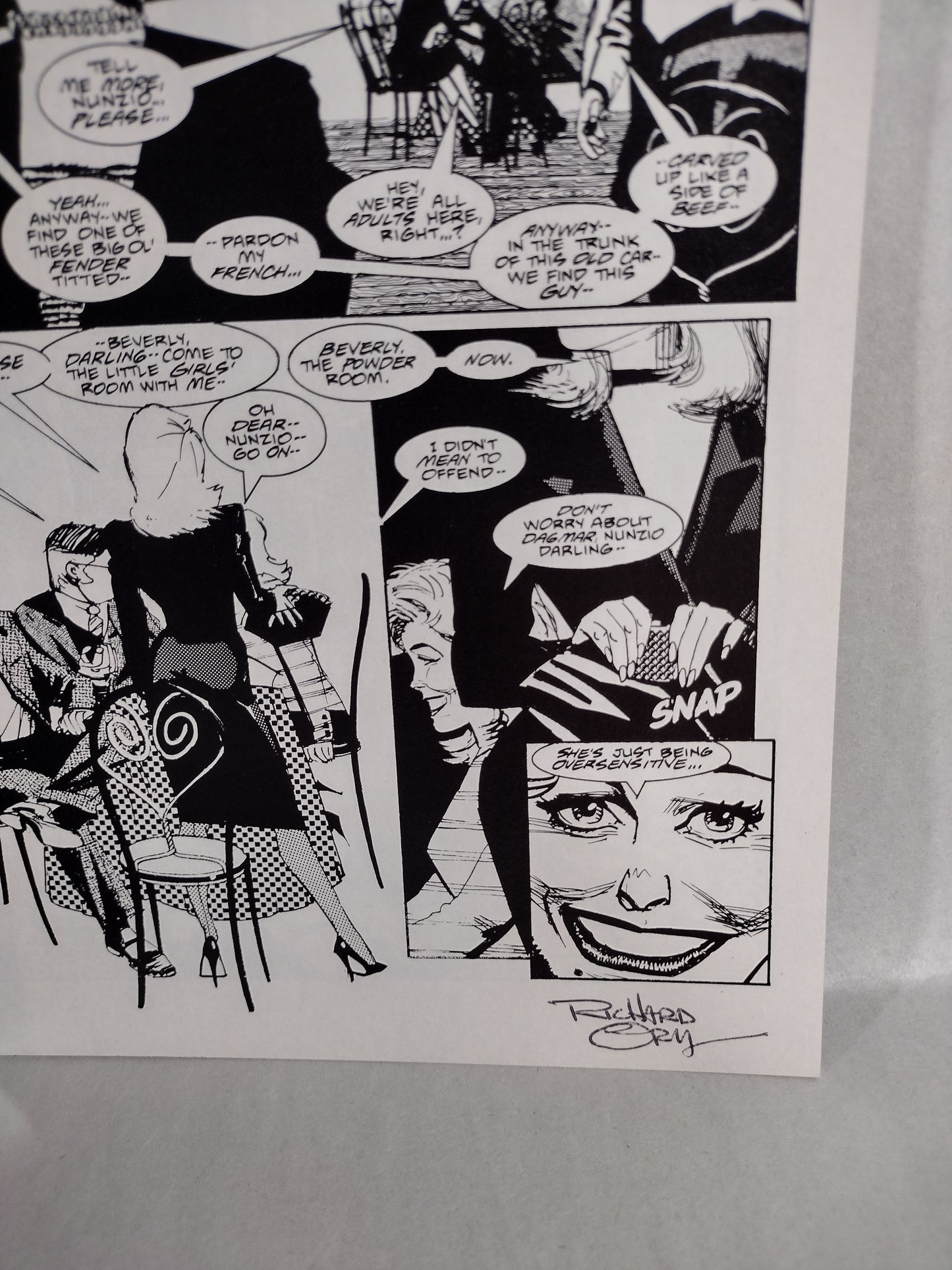 Black Kiss (1988) Vortex Comic Set #1 3-12 Signed Howard Chaykin Richard Ory