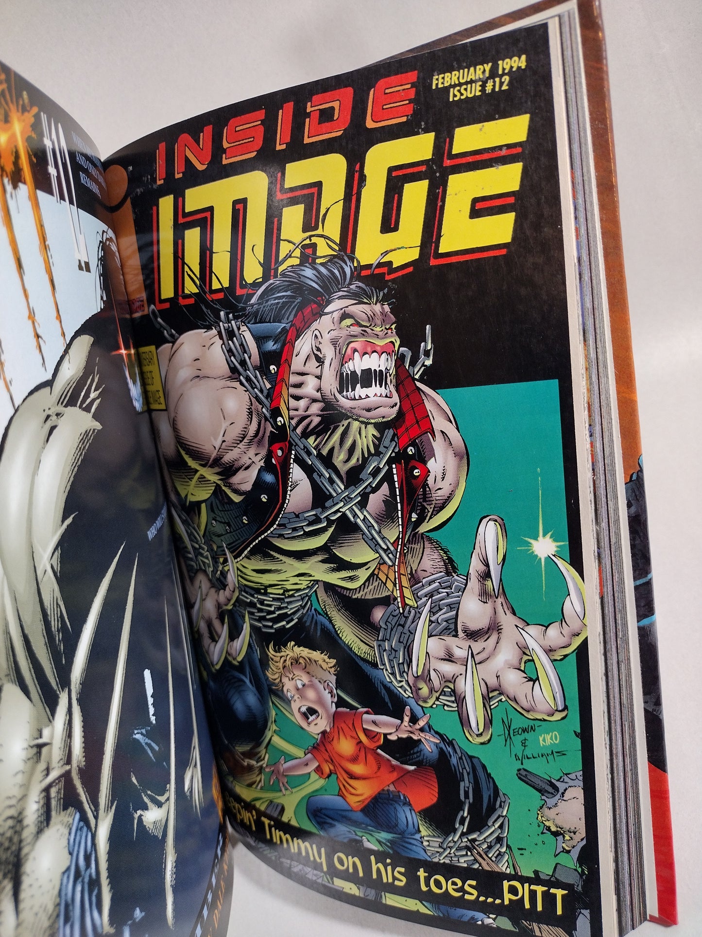 Dale Keown's Pitt (1993) Complete Full Bleed Image Comic collection Custom Bound ARG HC