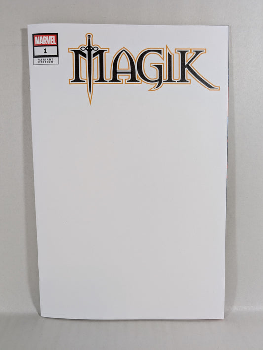 Magik #1 (2025) Marvel Blank Sketch 2nd Print Variant Comic New NM