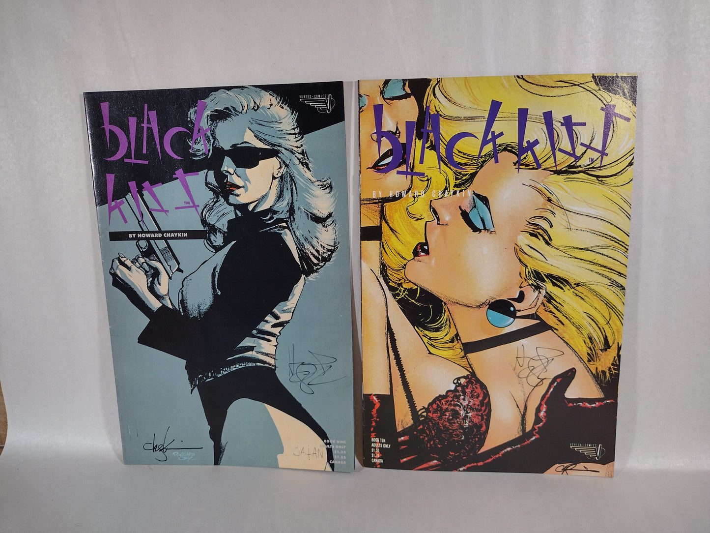 Black Kiss (1988) Vortex Comic Set #1 3-12 Signed Howard Chaykin Richard Ory