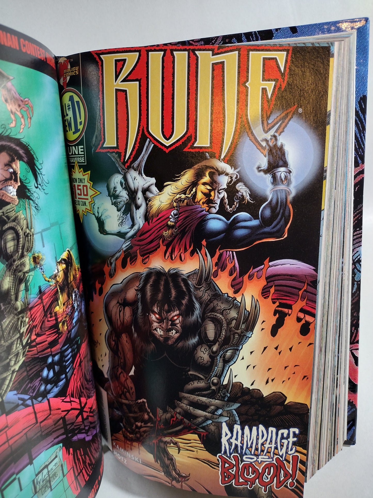 Barry Windsor-Smith's Rune (1994) Complete Malibu Comic Custom Bound Omnibus HC