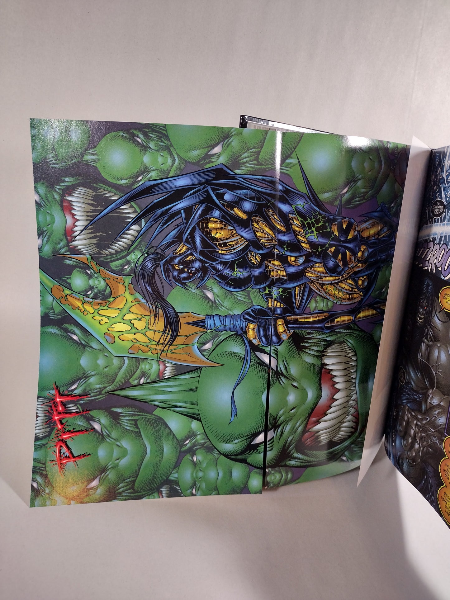 Dale Keown's Pitt (1993) Complete Full Bleed Image Comic collection Custom Bound ARG HC