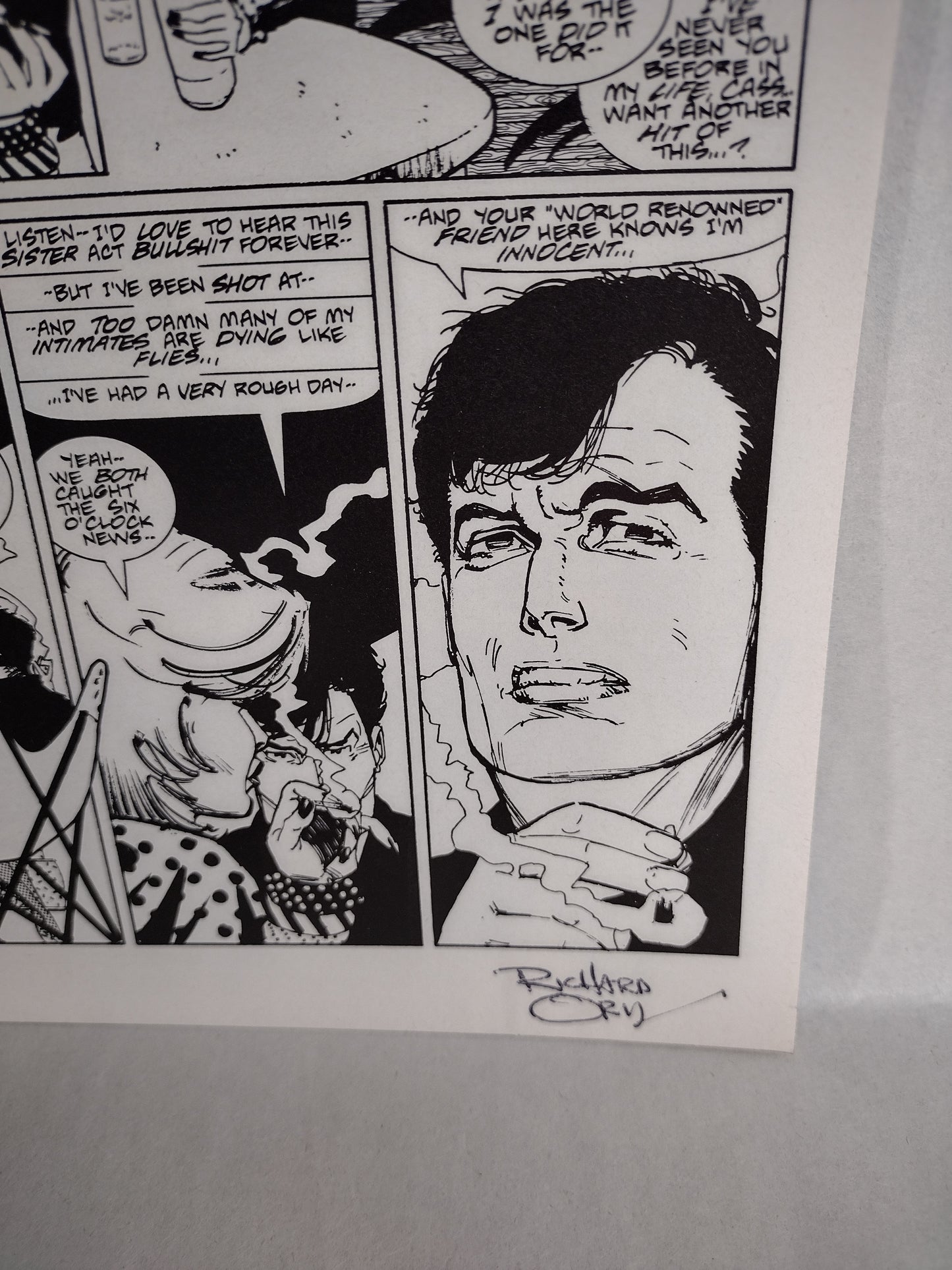 Black Kiss (1988) Vortex Comic Set #1 3-12 Signed Howard Chaykin Richard Ory