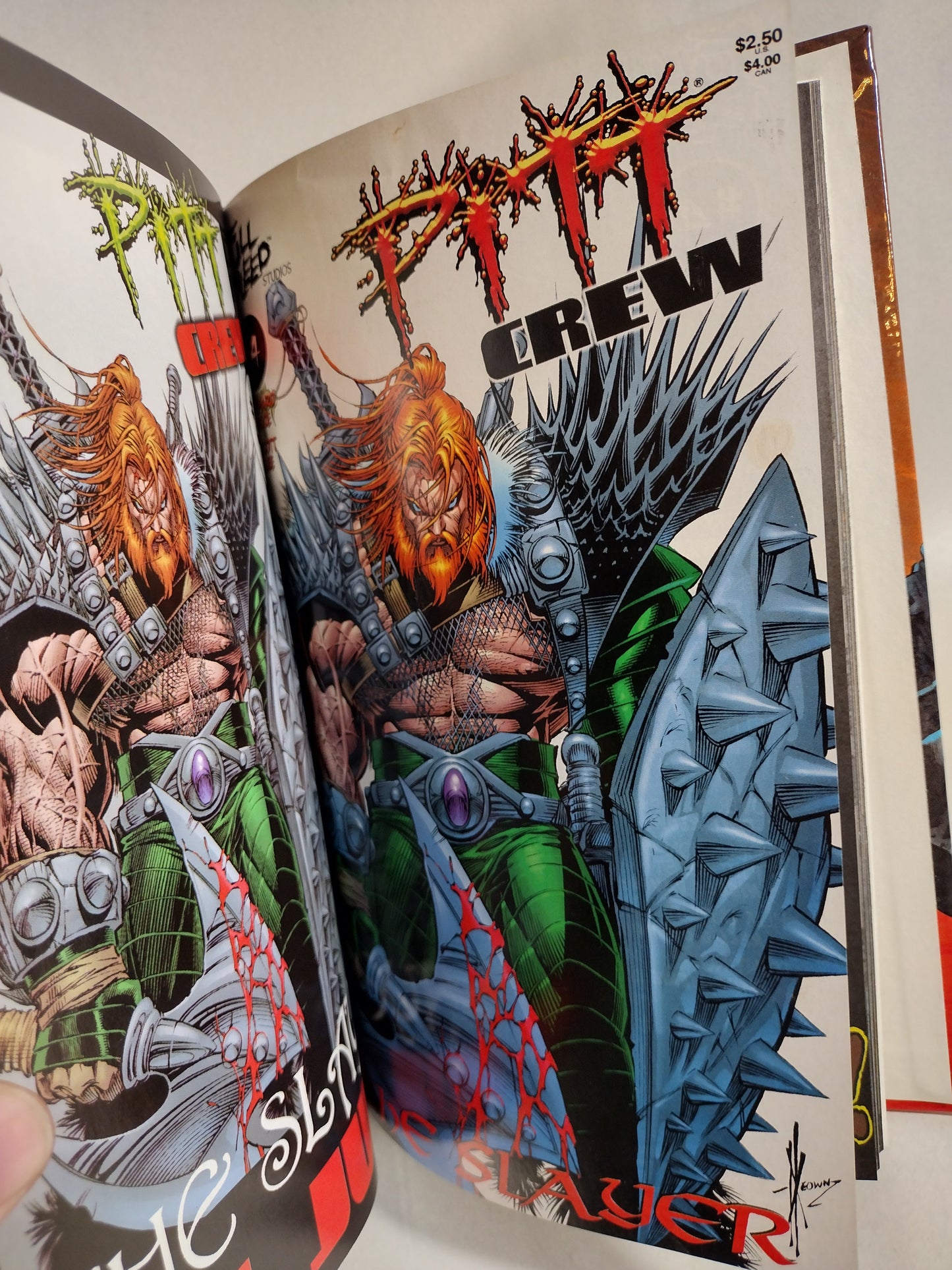 Dale Keown's Pitt (1993) Complete Full Bleed Image Comic collection Custom Bound ARG HC