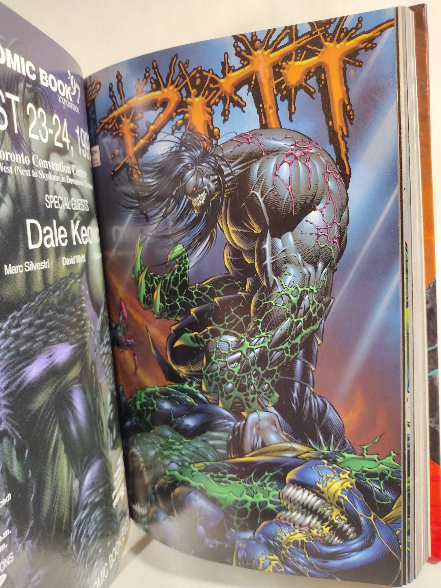 Dale Keown's Pitt (1993) Complete Full Bleed Image Comic collection Custom Bound ARG HC