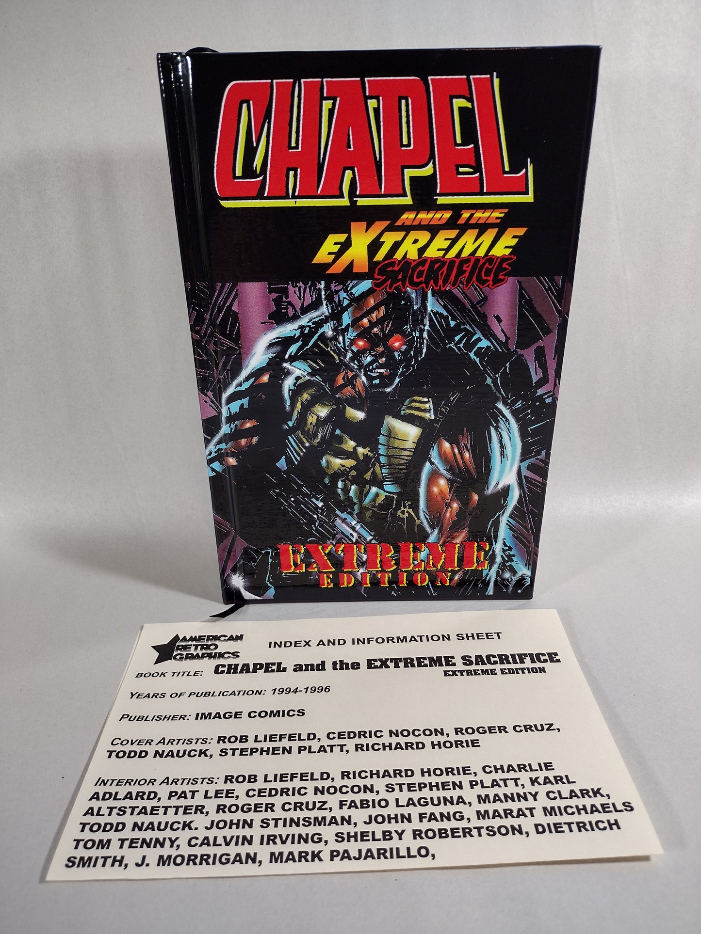 Chapel and the Extreme Sacrifice (1994) Complete ARG Custom Bound Comic Collection HC