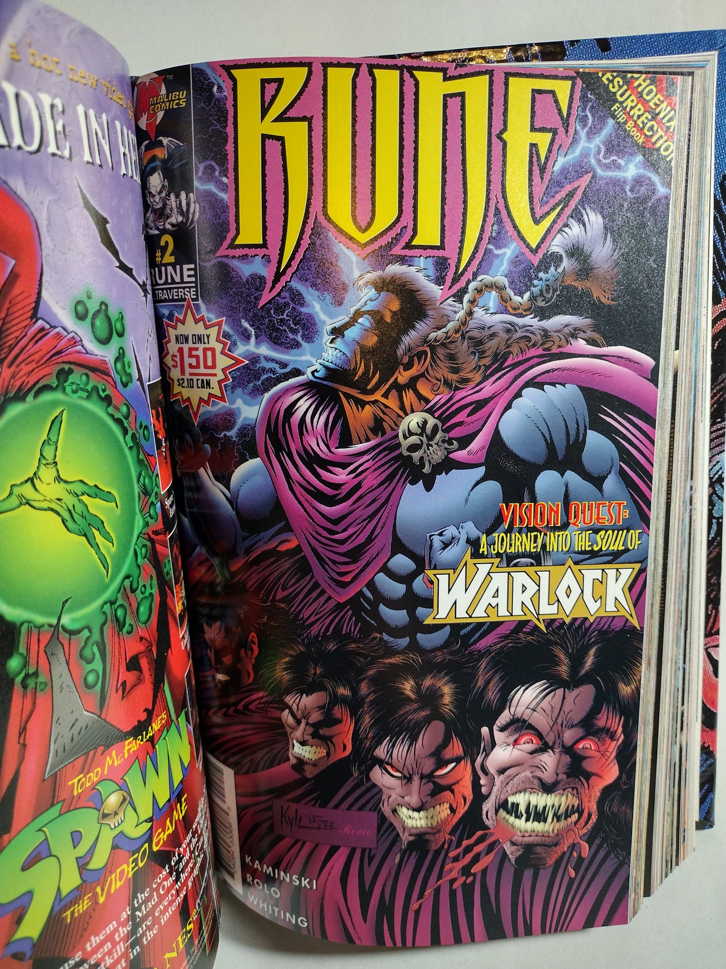 Barry Windsor-Smith's Rune (1994) Complete Malibu Comic Custom Bound Omnibus HC