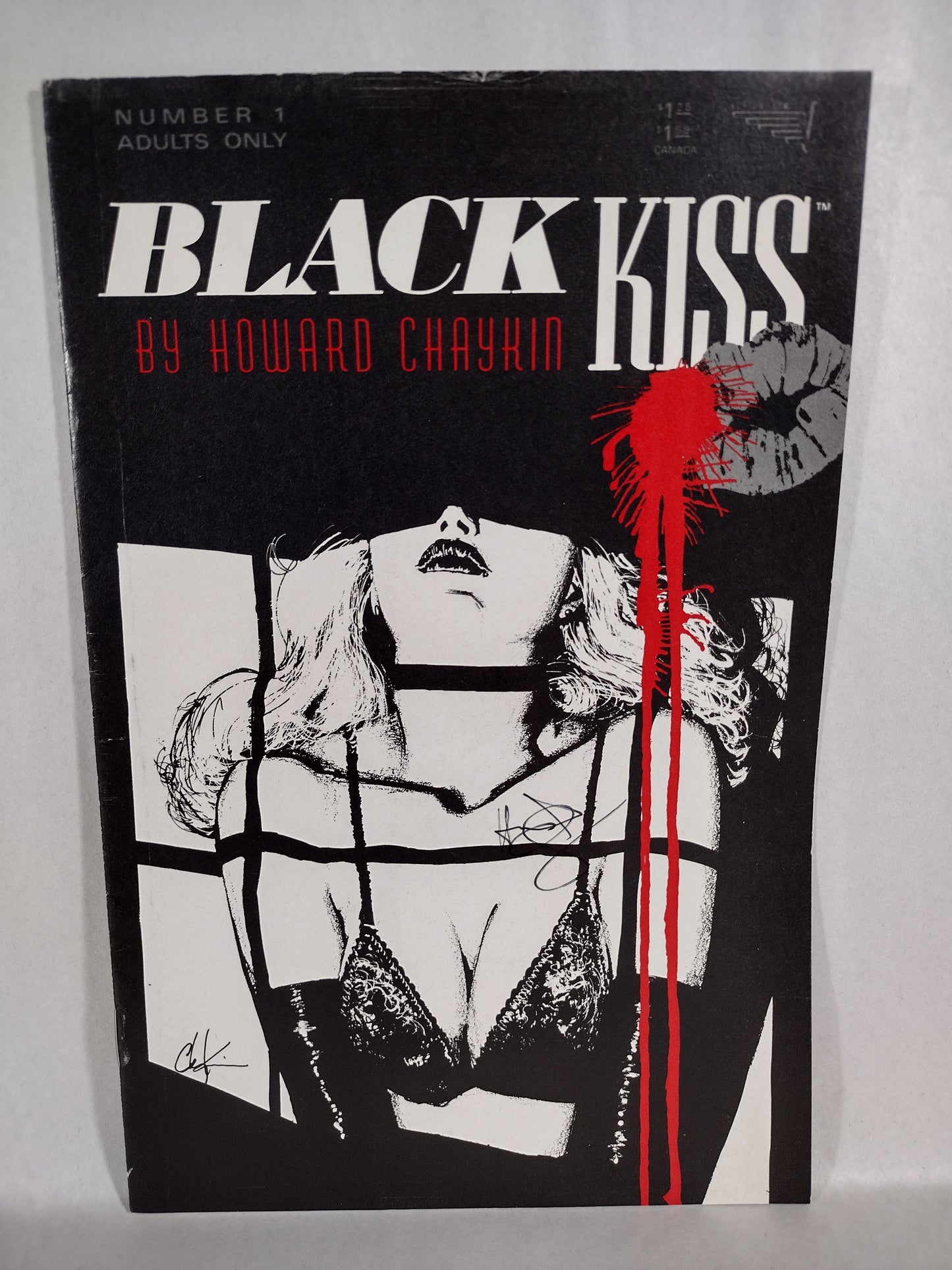 Black Kiss (1988) Vortex Comic Set #1 3-12 Signed Howard Chaykin Richard Ory