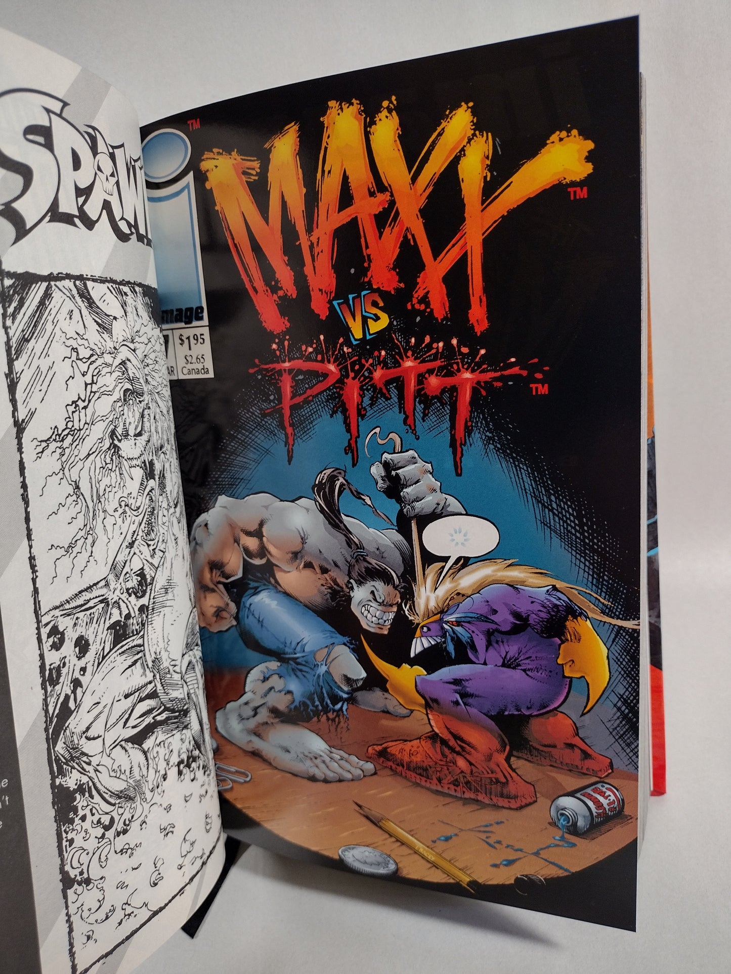 Dale Keown's Pitt (1993) Complete Full Bleed Image Comic collection Custom Bound ARG HC