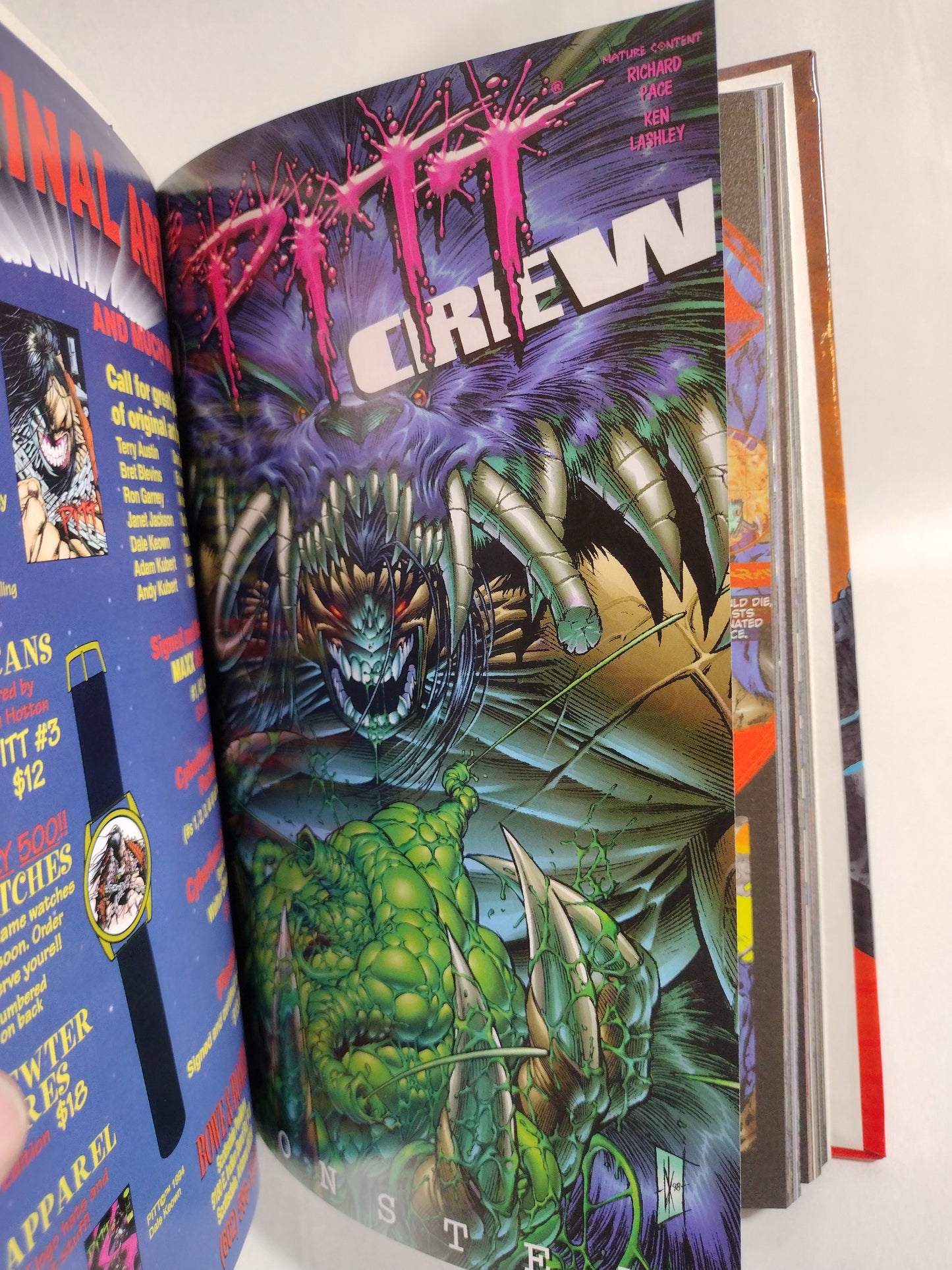 Dale Keown's Pitt (1993) Complete Full Bleed Image Comic collection Custom Bound ARG HC