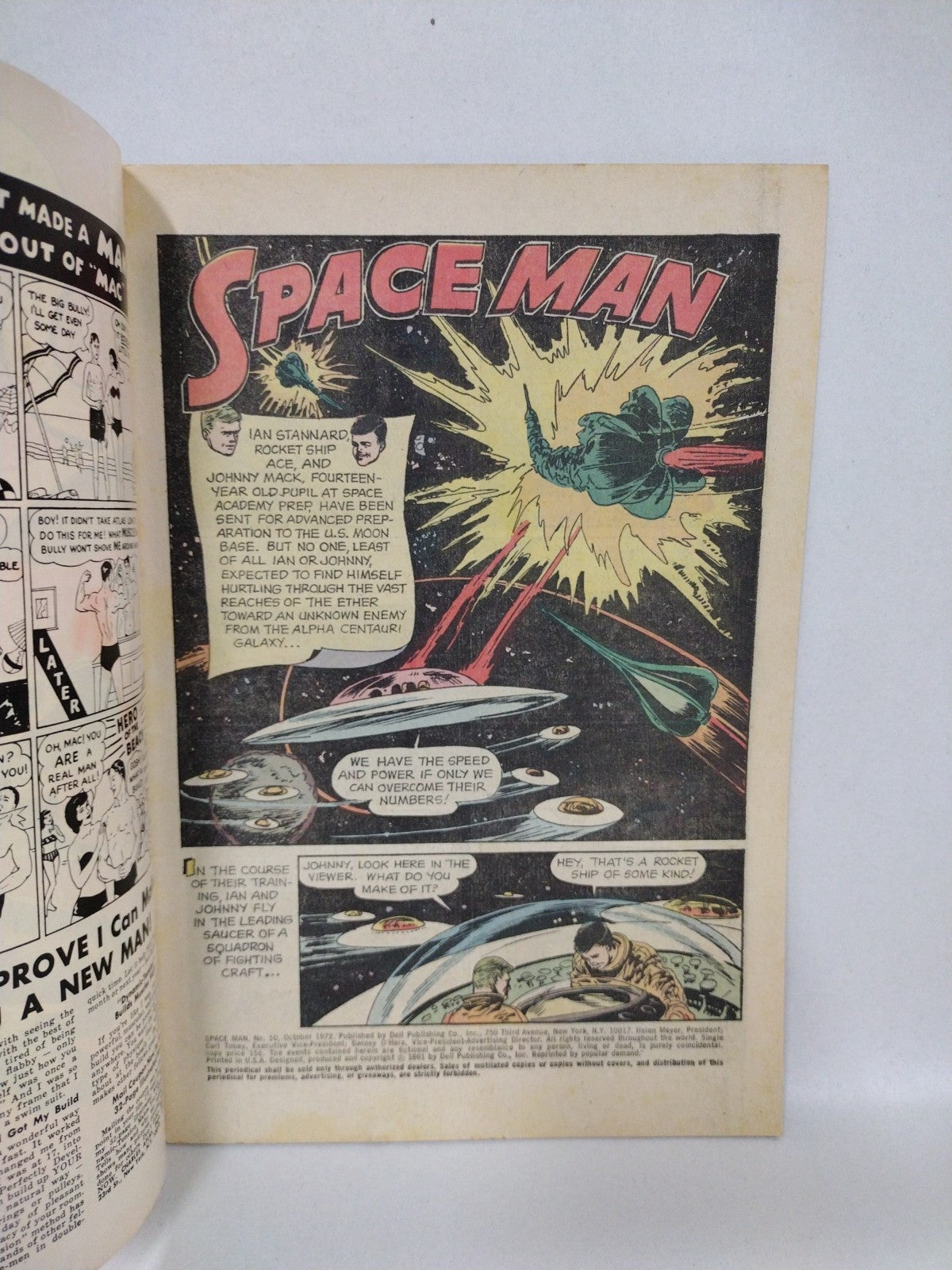 Space Man (1962) Dell Silver Age Science Fiction Comic Lot Set #3 & #10