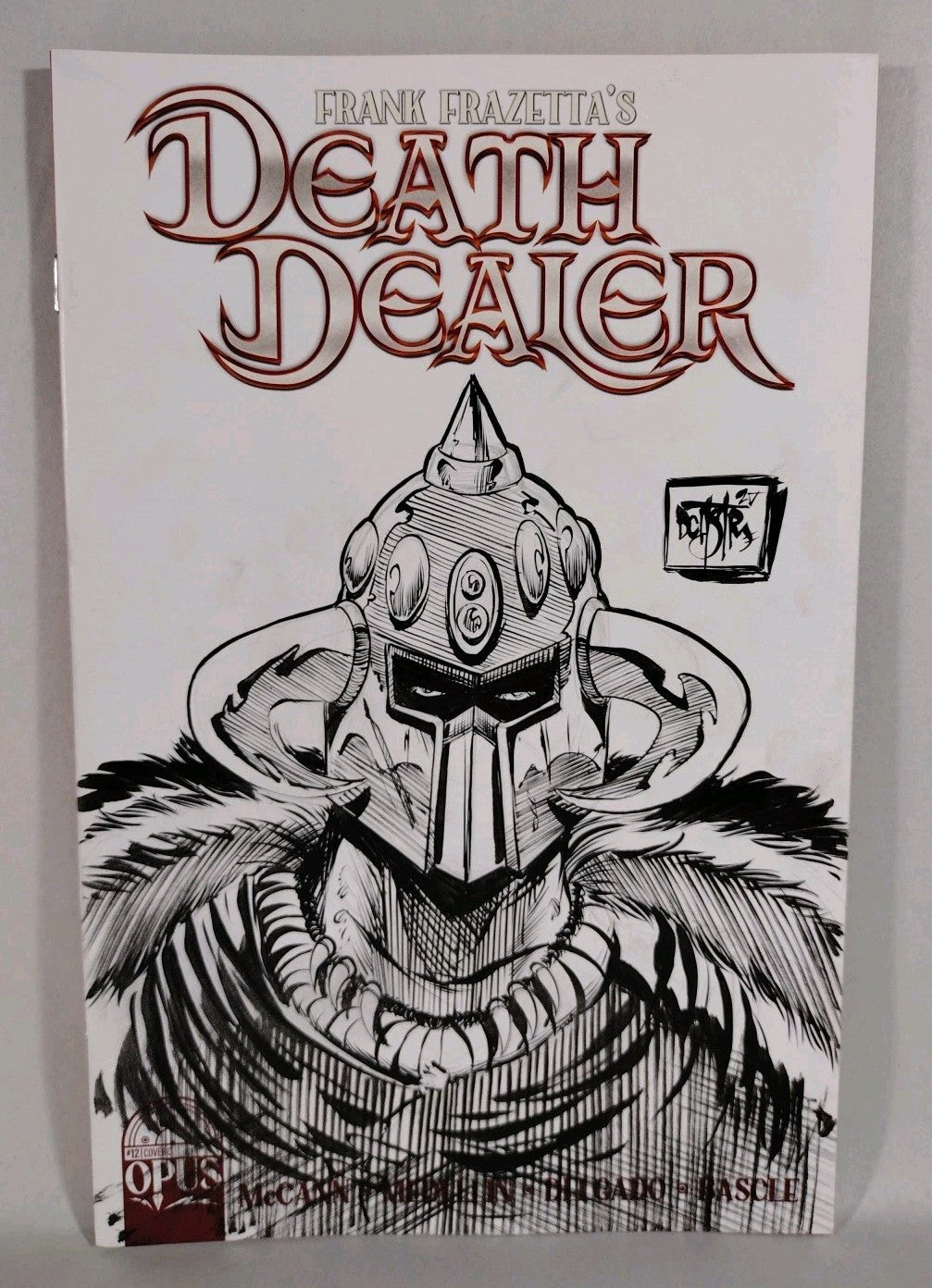 Death Dealer 12 (2023) Opus Comic Sketch Cover Variant W Original Dave Castr Art