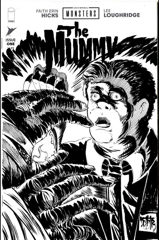 Universal Monsters Mummy #1 2025 Image Comic Sketch Variant CVR W Original Art 