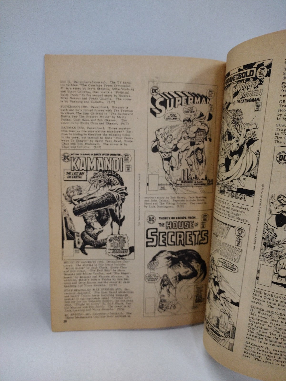 COMIC READER (1976) Fanzine Lot #135 & 141 Tarzan John Carter