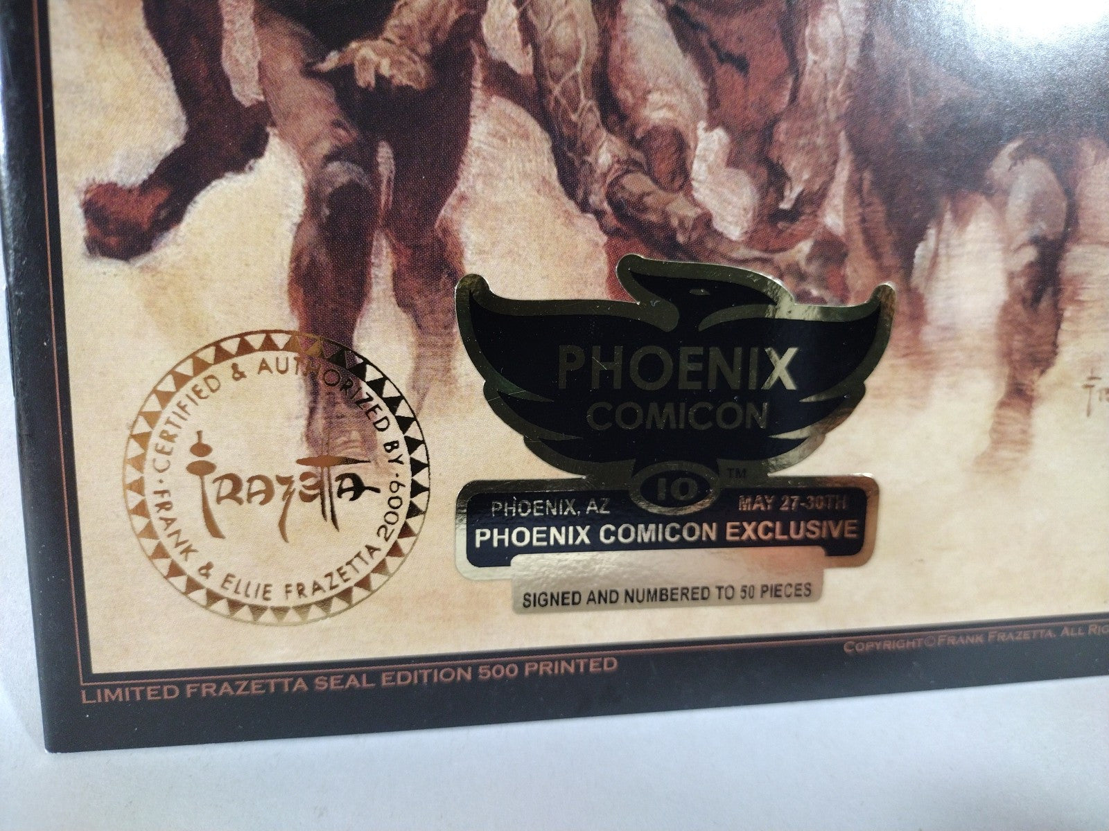 Frank Frazetta Neanderthal #1 Image Comic One Shot Phoenix Exclusive 1/50 Signed