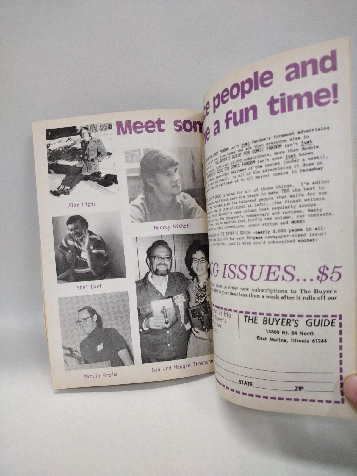 COMIC READER (1976) Fanzine Lot #135 & 141 Tarzan John Carter