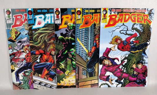 Badger (1991) First Comic Lot Set #66 67 68 69 70 Last Issues Baron Butler VF-NM