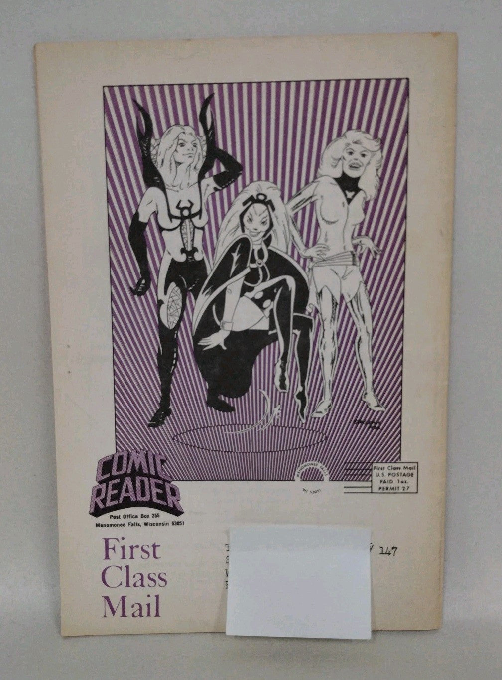 COMIC READER (1976) Fanzine Lot #135 & 141 Tarzan John Carter