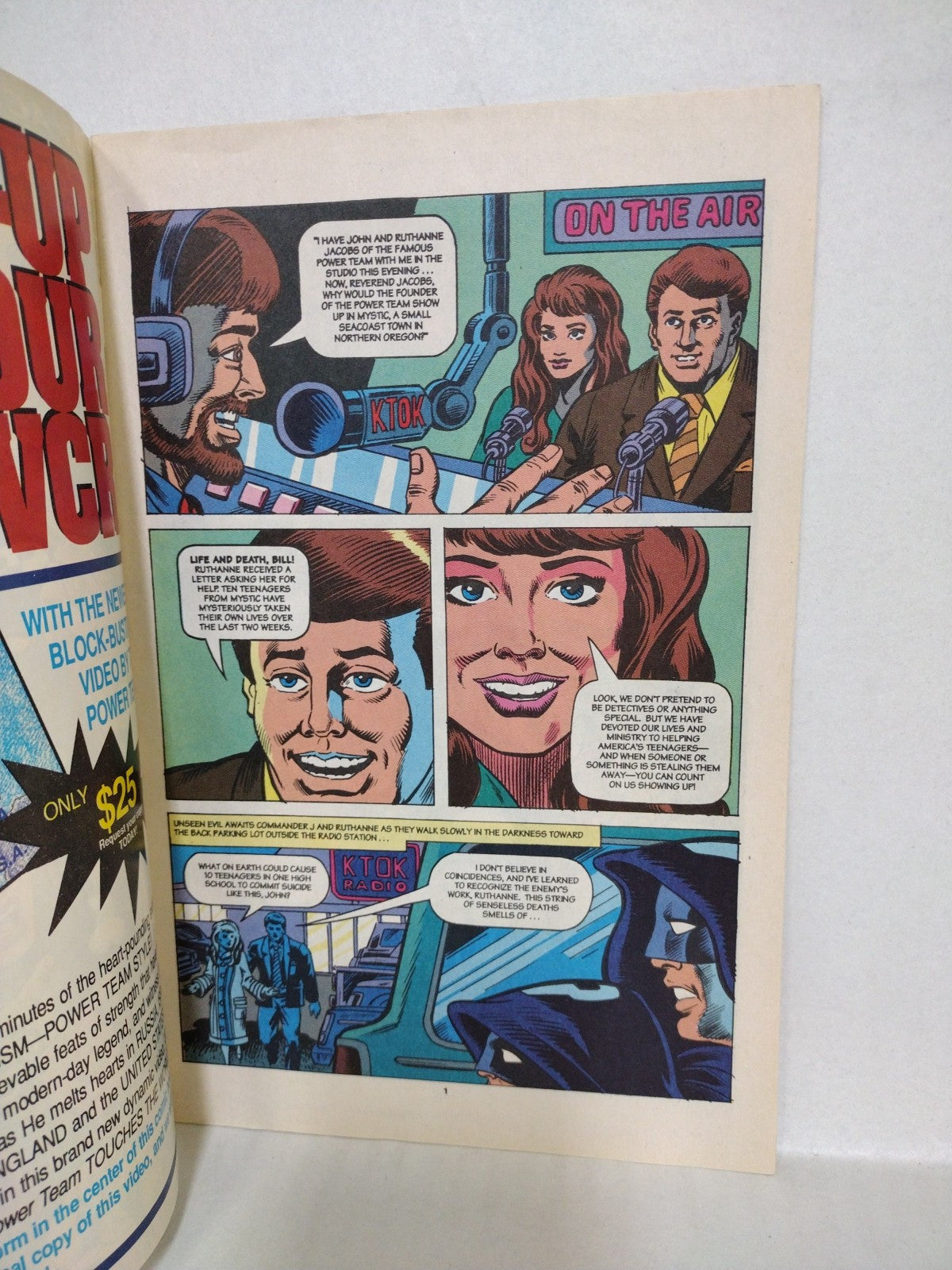 John Jacobs and the Power Team #3 (1991) Evangelical Comic Reader Copy