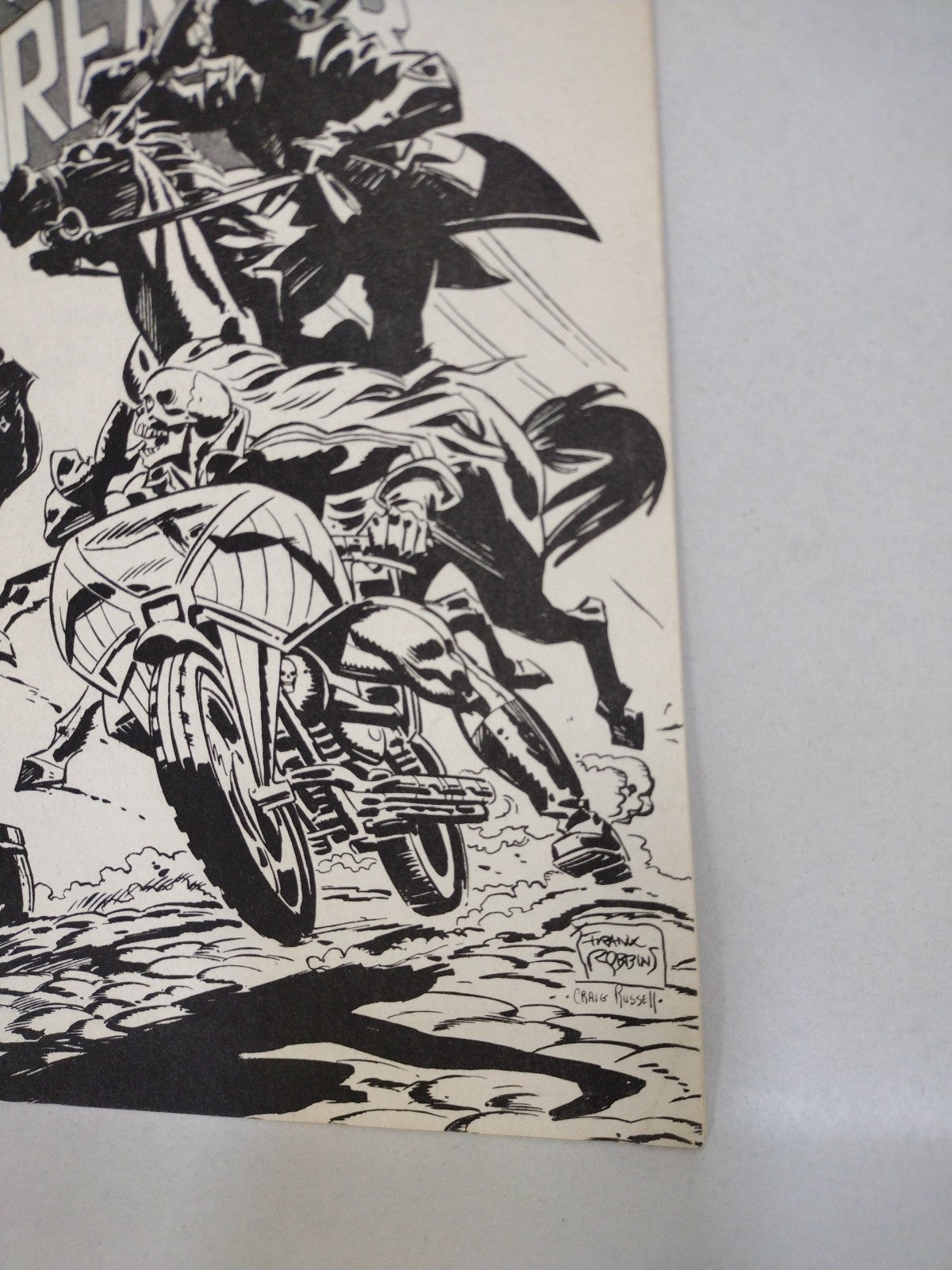 COMIC READER #132 (1976) Fanzine Ghost Rider by Frank Robbins P Craig Russell VG