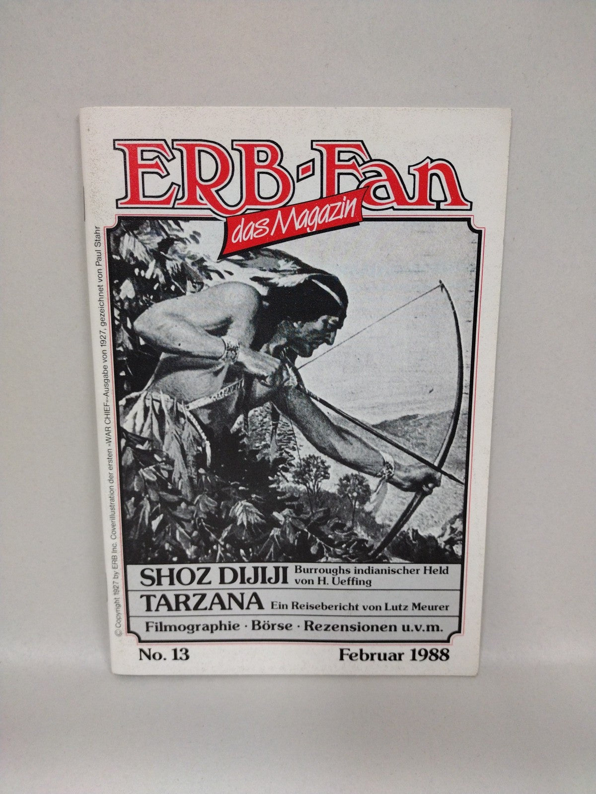 ERB Fan Das Magzin (1986) German Text  Fanzine Lot Of 10 #5-13 +Bazaar #2 Tarzan