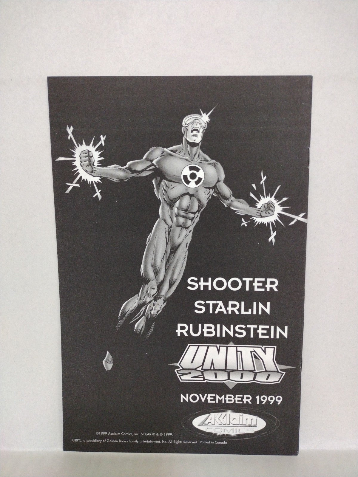 Unity 2000 (1999) Acclaim Valiant Comic Lot Set #1 A 2 3 Preview Book Low Print