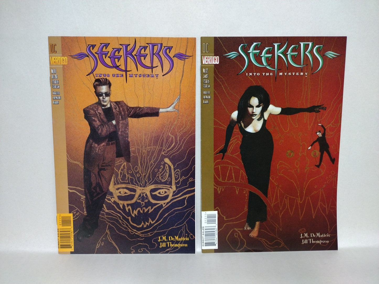 Seekers (1995) Complete DC Vertigo Comic Lot Set #1-15 JM Dematteis Glenn Barr