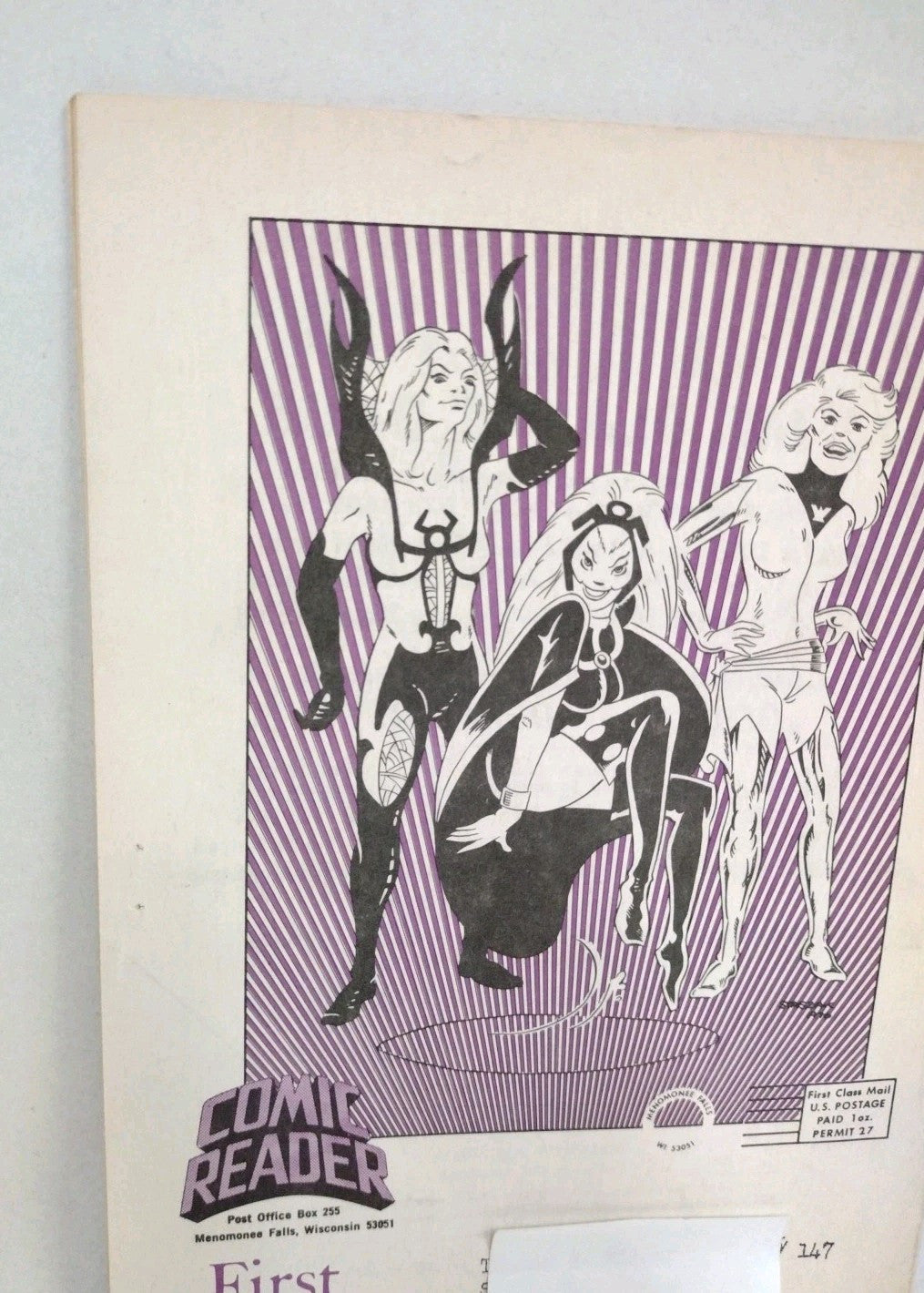 COMIC READER (1976) Fanzine Lot #135 & 141 Tarzan John Carter