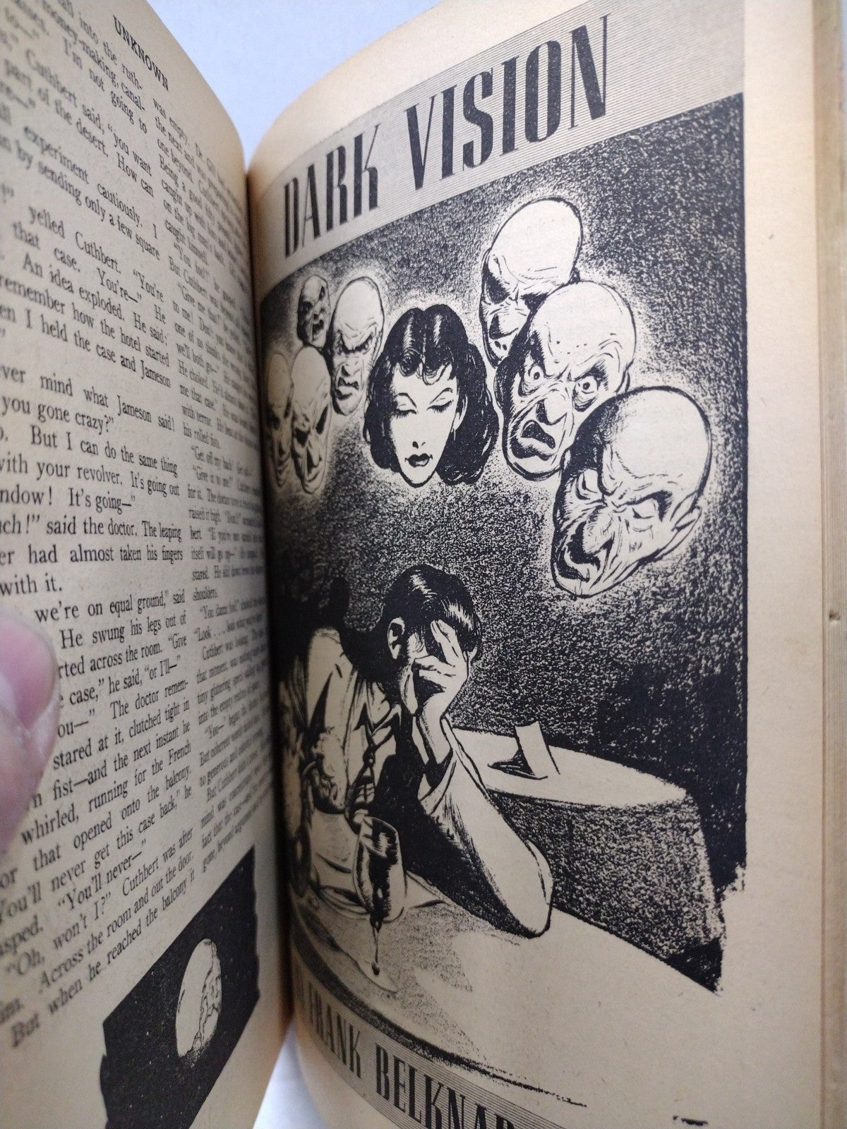 Unknown Vol 1 #1 March 1939 Mystery Scifi Golden Age Pulp Fiction Novel