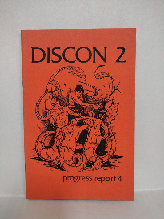 DISCON 2 Progress Report #4 (1974) Mirage Press Sci-Fi 44 Page BW Fanzine 