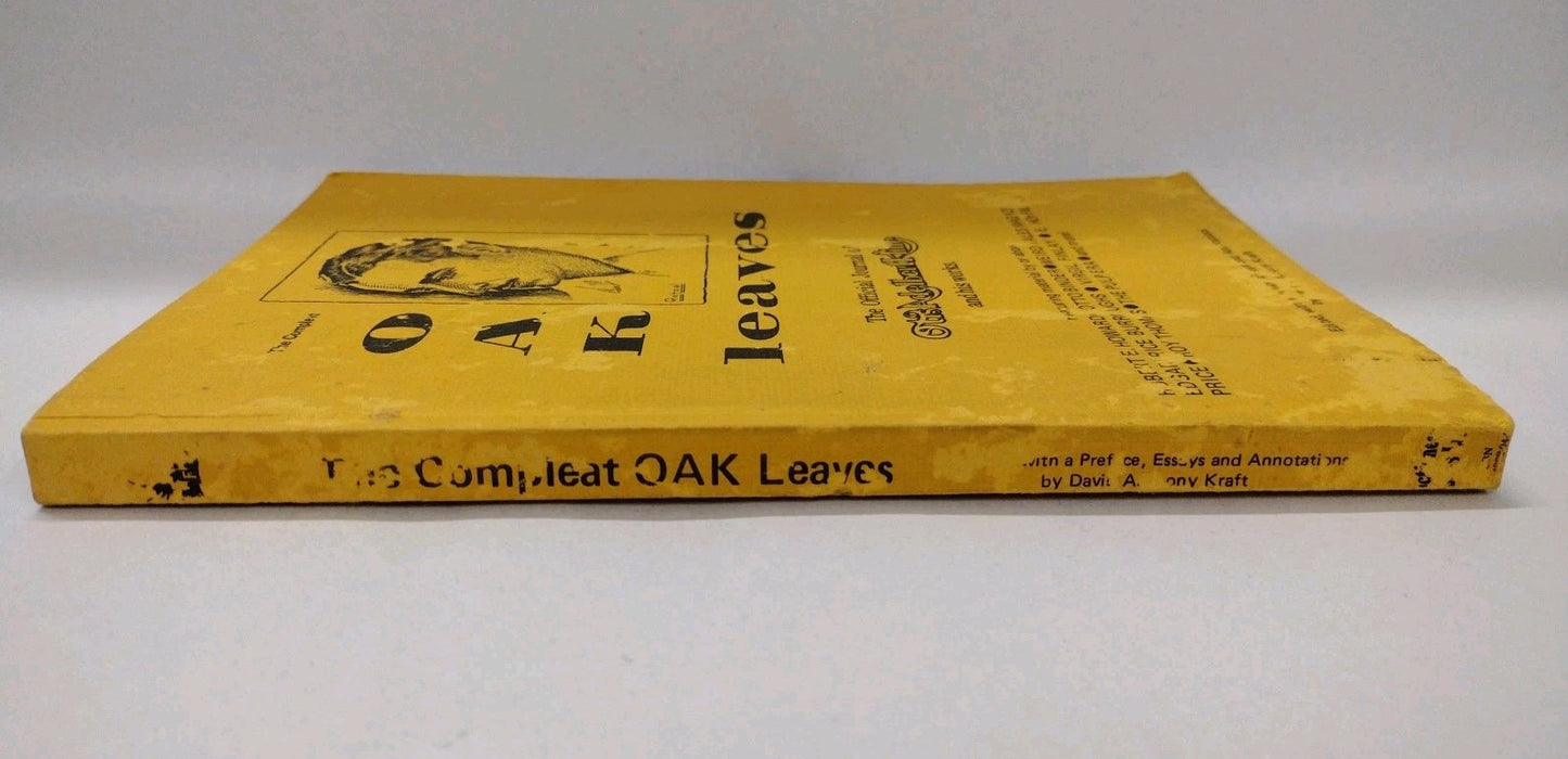 Compleat Oak Leaves Otis Adelbert Kline Vol 1 (1980) Fictioneer Facsimile Ed SC