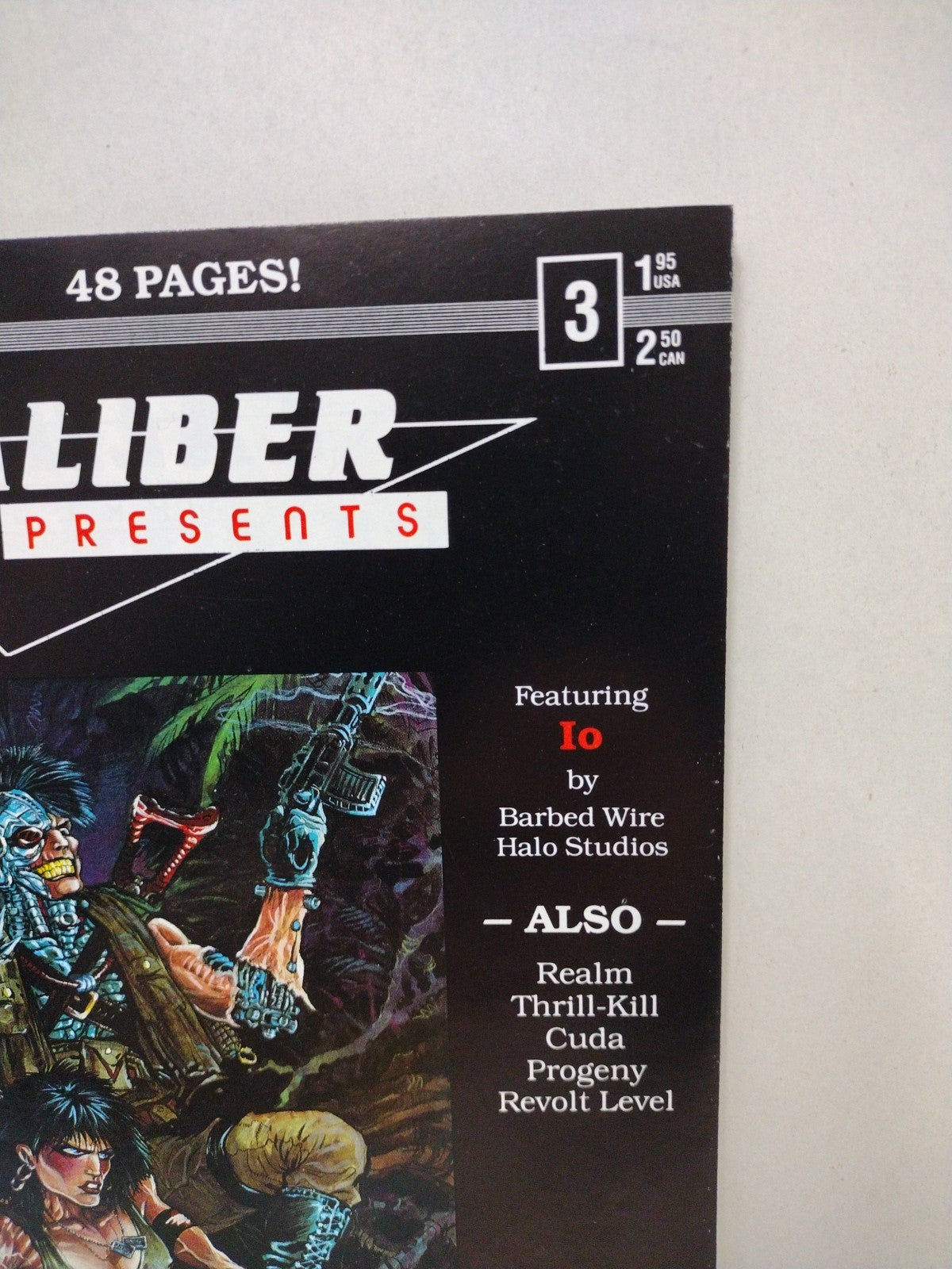 Caliber Presents (1989) Comic lot set #3 4 Tim Vigil Cuda IO Baker Street Punks