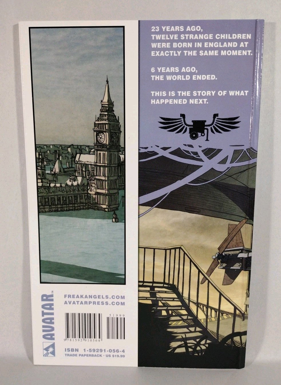 Freak Angels Vol 1 (2008) Avatar Press TPB Warren Ellis Unread