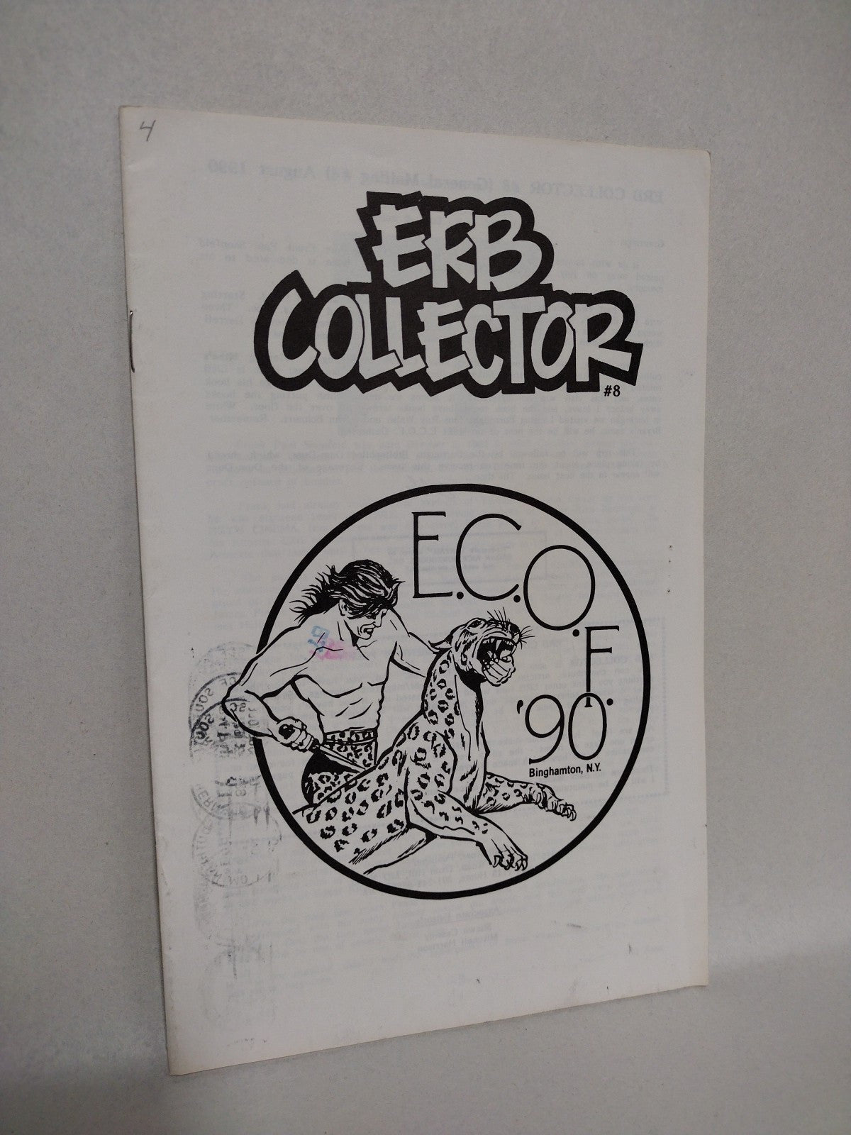 ERB Collector (1991) #4 & 5 Tarzan Newsletter Fanzine Lot Set